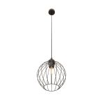 Emibig Pendant Nando Steel Black | Suitable for 1x E27 - Max 15W