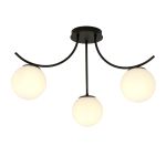 Emibig Ceiling Light Boston Steel Black | Suitable for 3x E14 - Max 10W