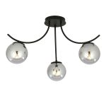 Emibig Ceiling Light Boston Steel Black | Suitable for 3x E14 - Max 10W