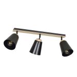 Emibig Ceiling Light Atlas Steel Black | Suitable for 3x E27 - Max 15W