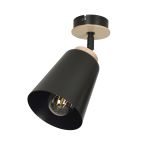 Emibig Ceiling Light Atlas Steel Black | Suitable for 1x E27 - Max 15W