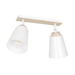 Emibig Ceiling Light Atlas Steel White | Suitable for 2x E27 - Max 15W