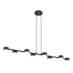 Emibig Pendant Megara Steel Black | Suitable for 8x GX53 - Max 12W