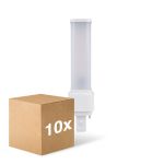 Multipack 10x Ledvance Dulux-D LED 7W - 840 Cool White | 2-Pin - Replaces 18W
