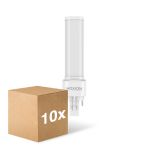 Multipack 10x Noxion Lucent PL-C LED 3.6W - 840 Cool White | 2-Pin - Replaces 10W