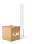 Multipack 10x Ledvance Dulux-L LED 12W - 830 Warm White | 4-Pin - Replaces 24W