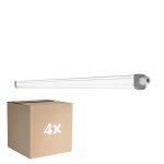 Multipack 4x Ledvance LED Waterproof Batten Damp Proof Slimvalue 36W 4000lm - 865 Daylight | 120cm 