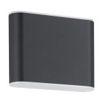 Eglo Wall Light Grutti Aluminium Anthracite 2W 320lm - 830-840-865 CCT | IP65
