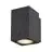 SLV Enola M Wall Light Aluminium Grey Square 11W 980lm - 940 Cool White | Outdoor - IP65 - Best Colour Rendering