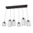 Emibig Pendant Vander Steel Black | Suitable for 6x E27 - Max 15W