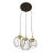 Emibig Pendant Nando Steel Black | Suitable for 3x E27 - Max 15W