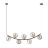 Emibig Pendant Ritz Steel Black | Suitable for 7x E14 - Max 10W