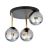 Emibig Ceiling Light Dolce Steel Black | Suitable for 3x E14 - Max 10W
