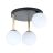 Emibig Ceiling Light Dolce Steel Black | Suitable for 3x E14 - Max 10W