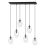 Emibig Pendant Astral Steel Black | Suitable for 6x E14 - Max 10W