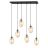 Emibig Pendant Astral Steel Black | Suitable for 6x E14 - Max 10W