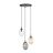 Emibig Pendant Astral Steel Black | Suitable for 3x E14 - Max 10W