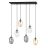 Emibig Ceiling Light Astral Steel Black | Suitable for 6x E14 - Max 10W