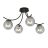 Emibig Ceiling Light Boston Steel Black | Suitable for 4x E14 - Max 10W
