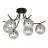 Emibig Ceiling Light Boston Steel Black | Suitable for 6x E14 - Max 10W