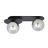 Emibig Ceiling Light Plaza Steel Black | Suitable for 2x E14 - Max 10W
