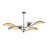 Emibig Ceiling Light Vene Steel Black | Suitable for 6x E14 - Max 10W