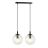 Emibig Pendant Cosmo Steel Black | Suitable for 2x E14 - Max 10W