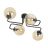 Emibig Ceiling Light Brendi Steel Black | Suitable for 4x E14 - Max 10W