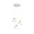 Emibig Ceiling Light Seco Steel White | Suitable for 3x E27 - Max 15W