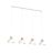 Emibig Ceiling Light Seco Steel White | Suitable for 4x E27 - Max 15W