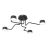 Emibig Ceiling Light Kurage Steel Black | Suitable for 4x GX53 - Max 12W