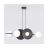 Emibig Pendant Volum Steel Black | Suitable for 6x G9 - Max 8W