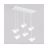 Emibig Pendant Ritual Steel White | Suitable for 6x G9 - Max 8W