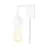 It's about RoMi Wall Light Madrid Iron White S | Suitable for 1x E27 