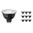 Multipack 10x Philips Master LED Spot GU5.3 MR16 6.7W 440lm 60D - 930 Warm White | Best Colour Rendering - Dimmable - Replaces 35W