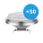 Multipack 50x Noxion LED Spot G53 AR111 7.2W 450lm 40D - 918-927 Dim To Warm | Best Colour Rendering - Dimmable - Replaces 50W