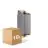 Multipack 10x Nordlux Nico Wall Light Aluminium Anthracite Up & Down | Suitable for 2x GU10