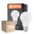 Multipack 10x Ledvance Classic LED E27 Pear Frosted 4.9W 470lm - 827 Extra Warm White | Replaces 40W