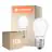 Multipack 10x Ledvance Classic LED E27 Pear Frosted 3.4W 470lm - 827 Extra Warm White | Replaces 40W