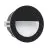 Eglo Wall Light Aracena Aluminium Black 2W 300lm - 840 Cool White