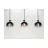 Eglo Pendant Oilella Steel Black Gold | IP20 - Suitable for 3x E27 