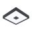 Eglo Ceiling Light Iphias 2 Steel Black 17W 2000lm - 830 Warm White | IP44