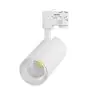 Noxion LED Tracklight 3-Phase Ecowhite Aluminium White 30W 3210lm 36D - 940 Cool White | UGR <19