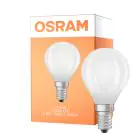 Osram LED Classic LED E14 Pear Filament Frosted 3.8W 806lm - 840 Cool White | Replaces 60W