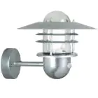 Nordlux Agger Wall Light Steel and Glass Grey | IP54 - Motion and Light Sensor - Suitable for E27