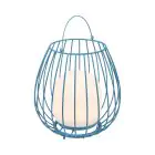 Nordlux Table Lamp Jim To-Go Portable Battery Blue 3W 300lm - 827 Extra Warm White | 3-Step Dimmable 