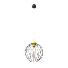 Emibig Pendant Nando Steel Black | Suitable for 1x E27 - Max 15W