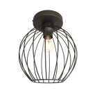 Emibig Ceiling Light Nest Steel Black | Suitable for 1x E27 - Max 15W