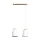 Emibig Pendant Bolero Steel White | Suitable for 2x E27 - Max 15W