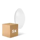Multipack 5x Ledvance Surface Circular 250 White 13W 960lm - 840 Cool White | IP44